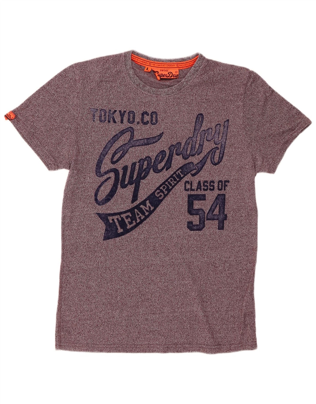 SUPERDRY muška majica kratkih rukava s grafičkim motivima, veliki tamnocrveni flekasti pamuk