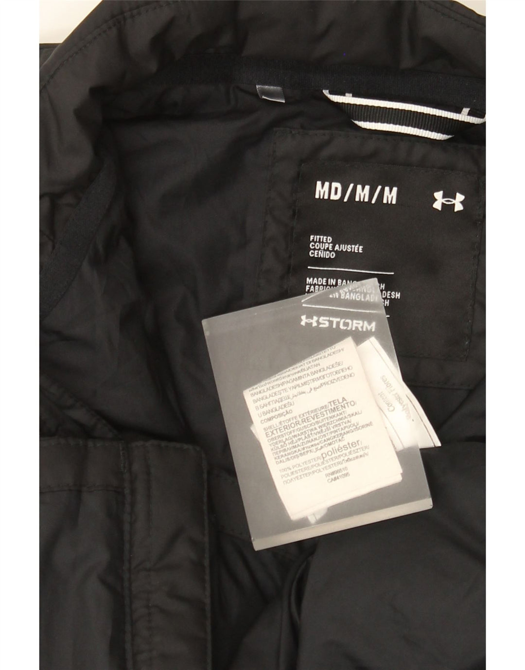 Ženska podstavljena jakna Under Armour UK 14 Srednji crni poliester