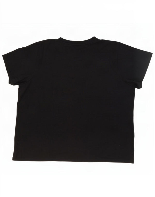 Levi's ženska majica kratkih rukava UK 22 3XL crni pamuk