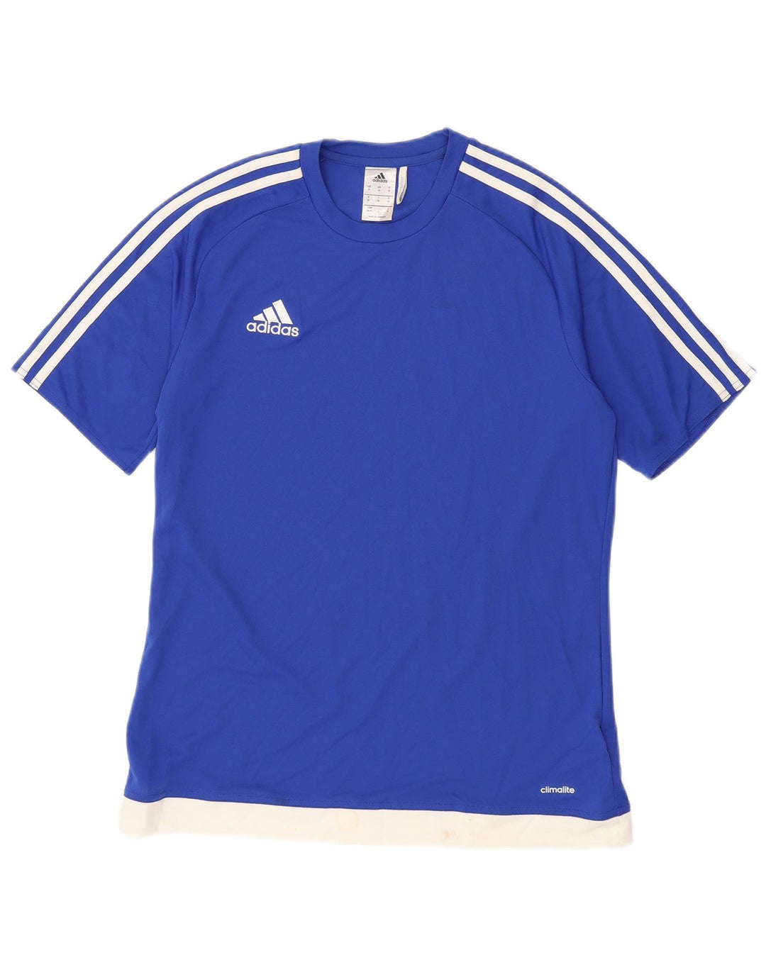 ADIDAS Muška Climalite majica kratkih rukava Srednje plava poliesterska boja