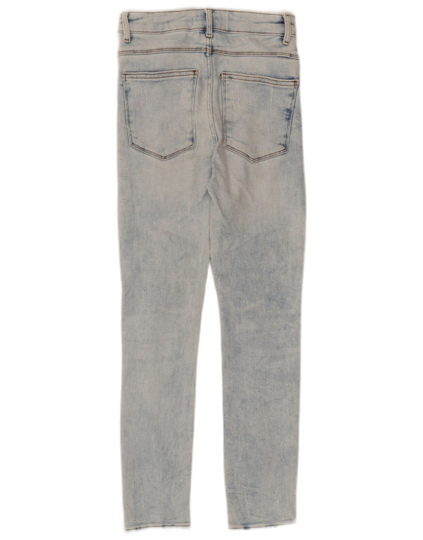 Zara ženske uske traperice s oskudima EU 36 XS W26 L27 plave