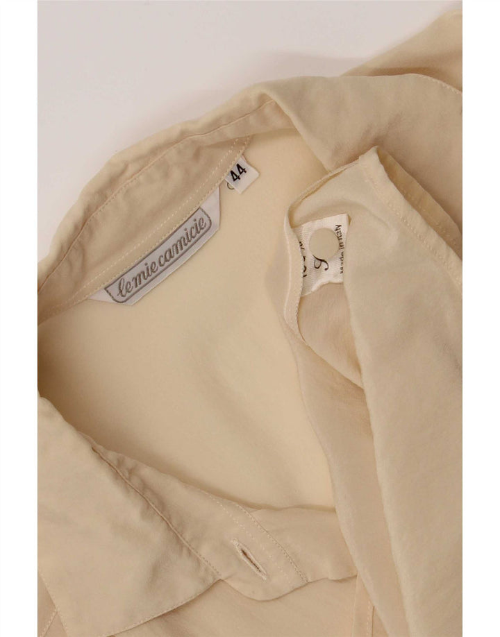 Vintage ženska košulja bluza IT 44 srednje bijele svile