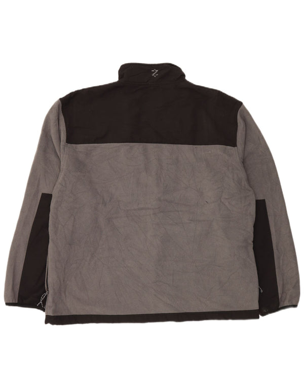 IZOD muška jakna od flisa UK 44 2XL sivi poliester u boji