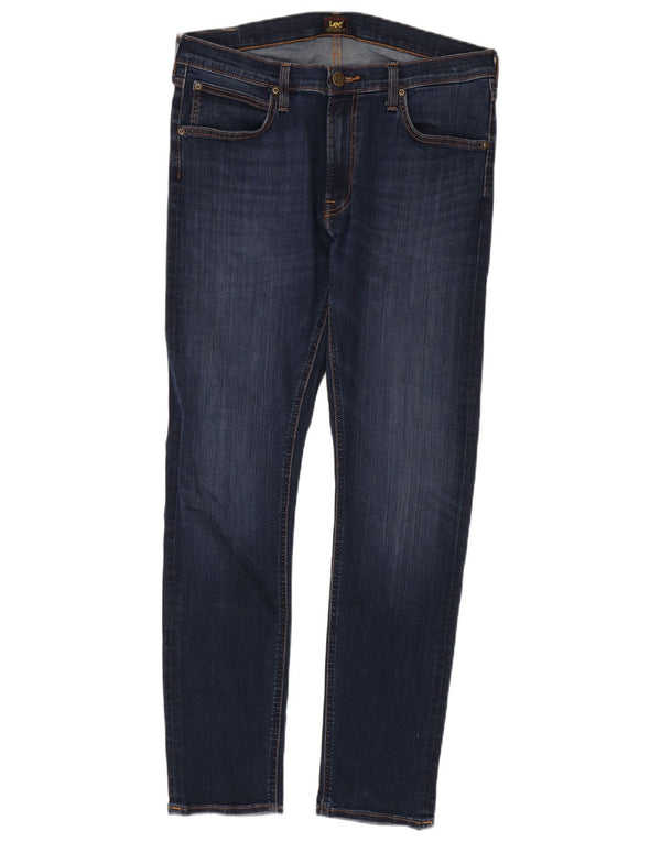 Lee Mens Luke Slim Jeans W34 L32 tamnoplavi pamuk