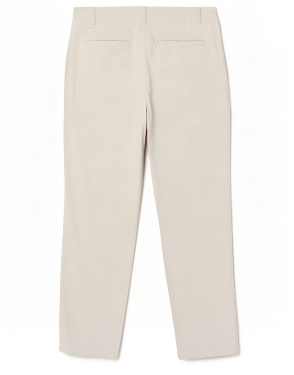 Zara ženske ravne chino hlače EU 36 male W26 L26 bijeli pamuk