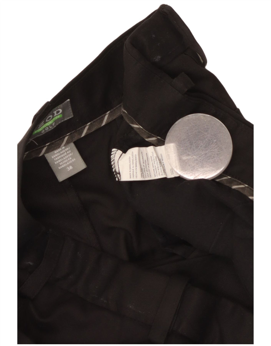 Izod muške chino kratke hlače W38 XL crni poliester