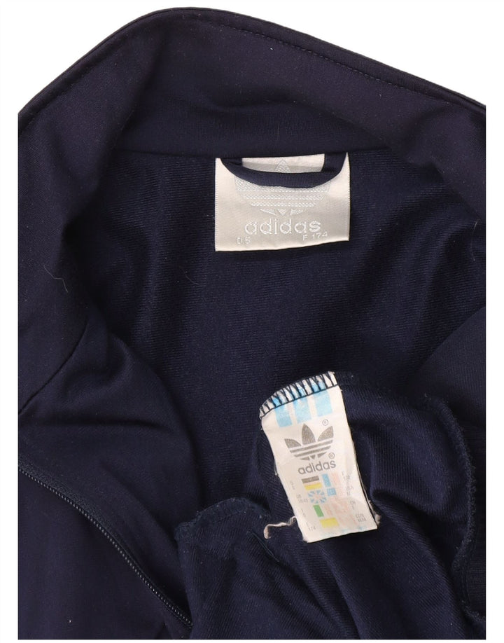 Adidas muška trenirka gornja jakna UK 38/40 srednje mornarsko plava poliester