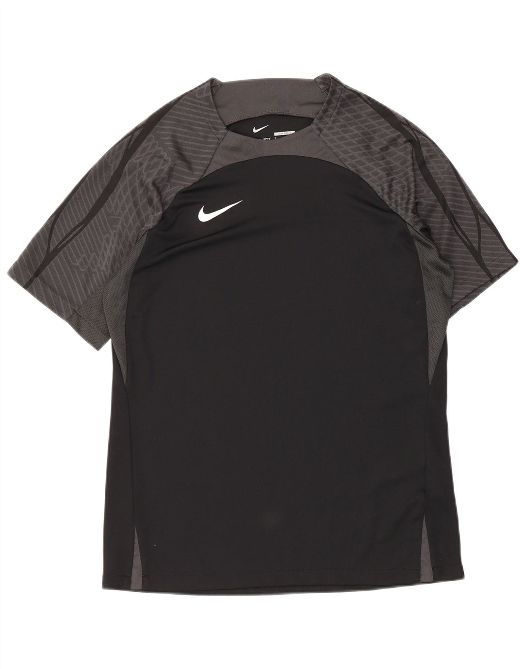 Nike Dri Fit Slim Fit majica kratkih rukava srednje crne boje, poliester