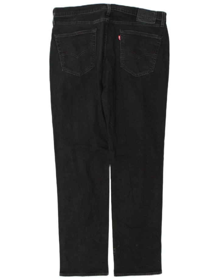 Levi's muške 514 ravne traperice W36 L34 crni pamuk