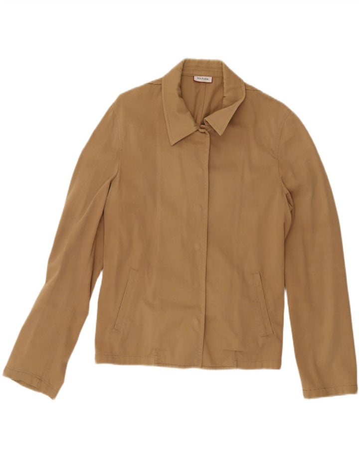 MAX & CO. Womens Bomber Jacket UK 16 Large Beige Vintage Max & Co. and Second-Hand Max & Co. from Messina Hembry 