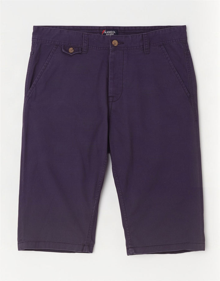 Kangol muške chino kratke hlače srednje veličine W32 tamnoplavi pamuk