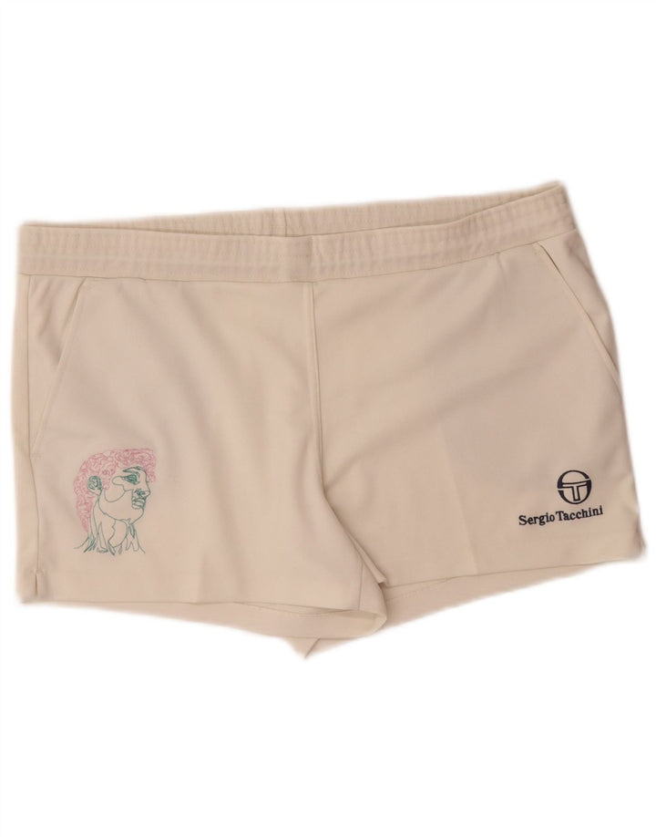 Sergio Tacchini muške sportske kratke hlače IT 54 XL bijeli poliester