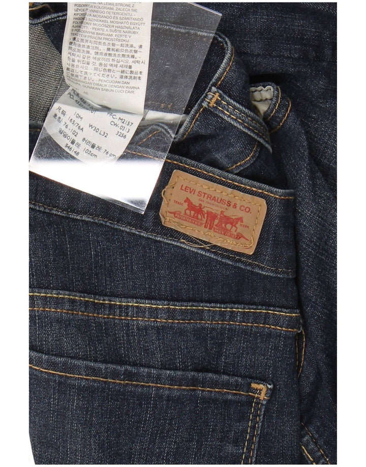 LEVI'S ženske uske traperice kratkih tajica W30 L26 plavi pamuk