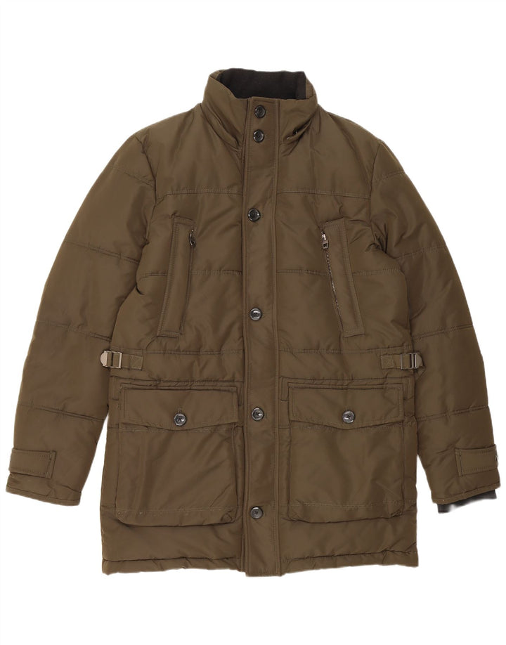 Zara muška jakna s punjenjem UK 38 Srednja Khaki