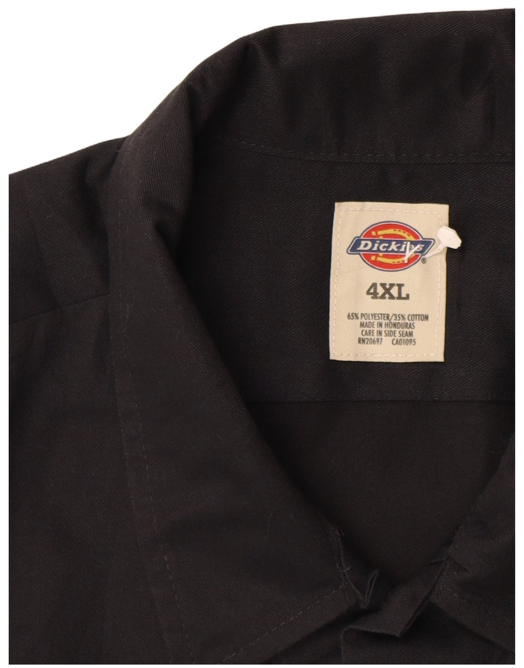 DICKIES Muška košulja kratkih rukava 4XL crni poliester