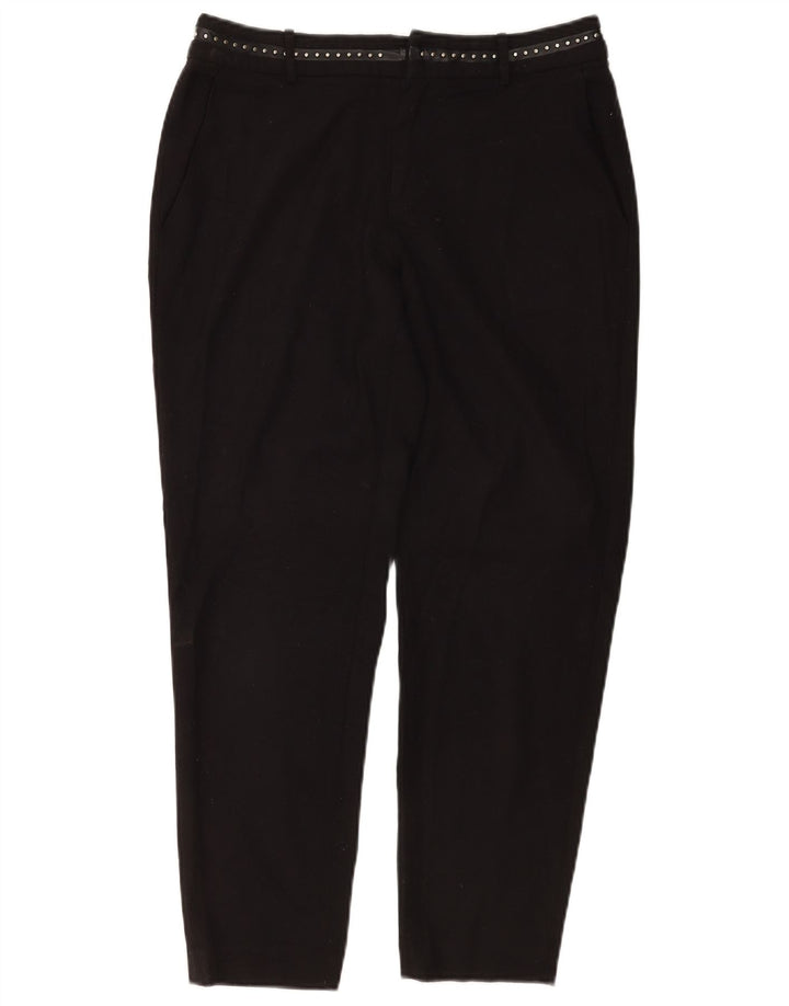 Guess ženske uske chino hlače UK 16 velike crne