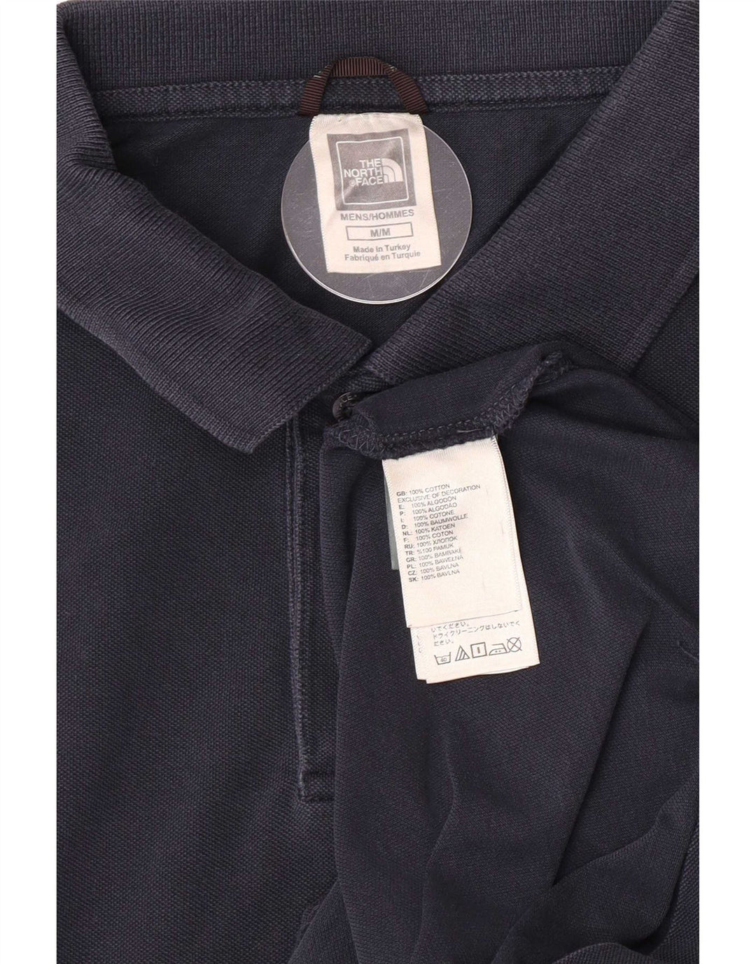 The North Face muška polo majica Srednje tamnoplavi pamuk