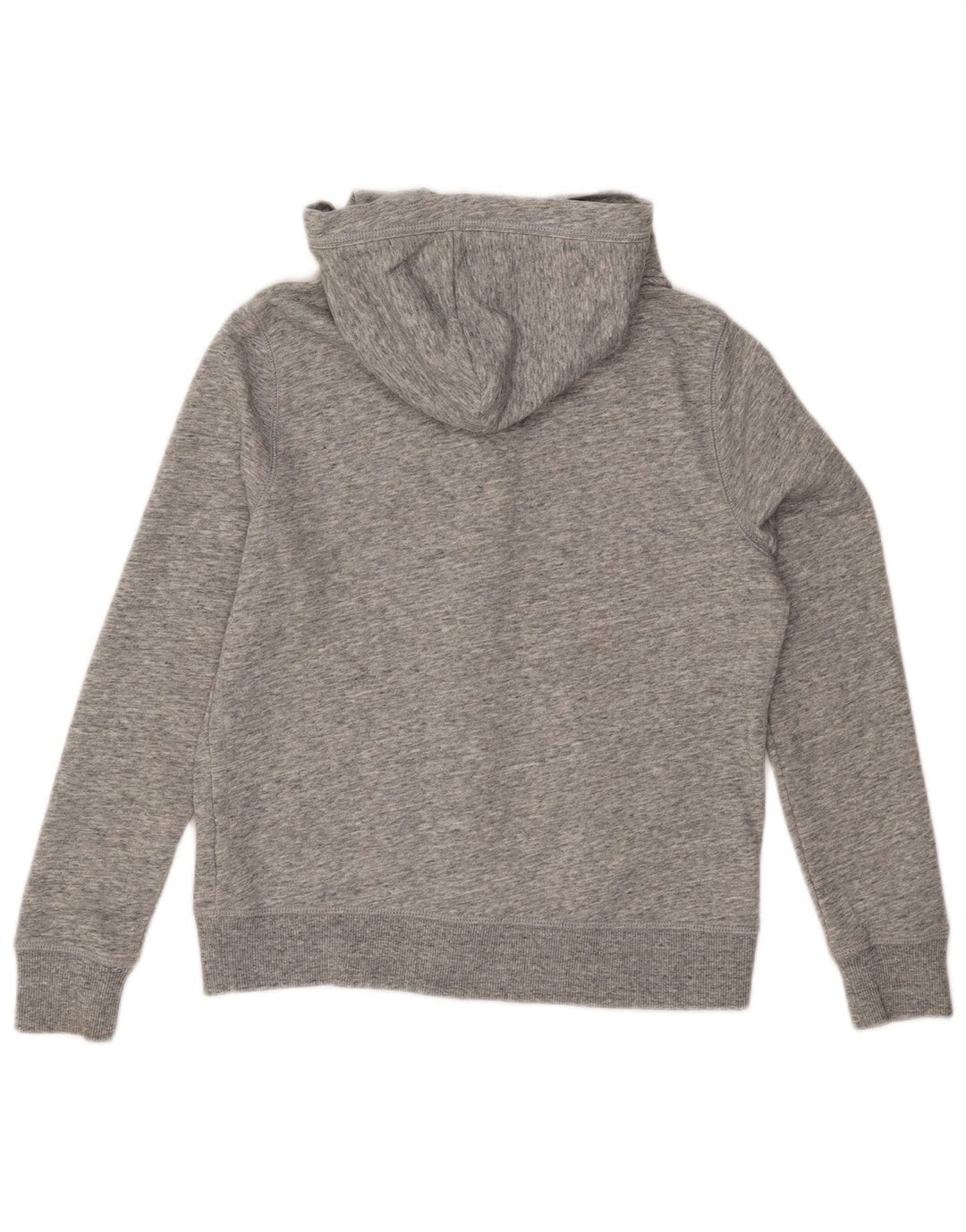 TOMMY HILFIGER Ženski preveliki pulover s kapuljačom s patentnim zatvaračem UK 10 Small Gray