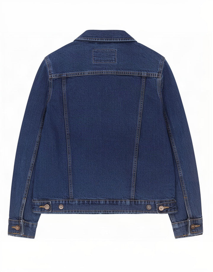 Marks & Spencer ženska traper jakna UK 10 Small Blue Cotton