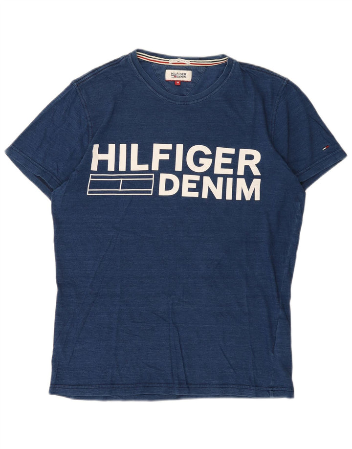 Tommy Hilfiger muška majica kratkih rukava s grafičkim motivima srednje tamnoplavi pamuk