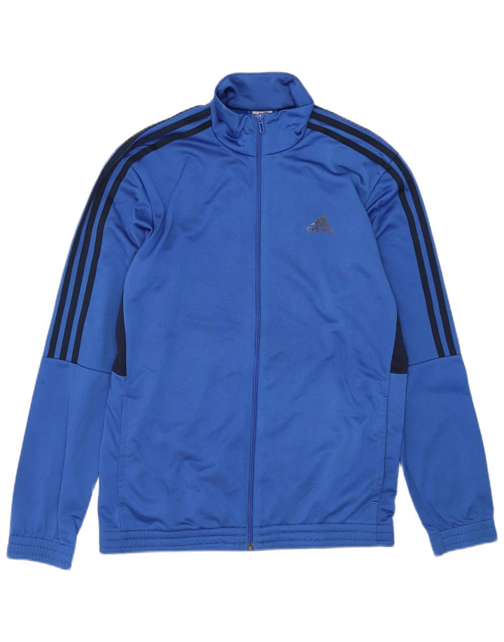 Adidas muška trenirka gornja jakna UK 40/42 srednje plava poliesterska boja