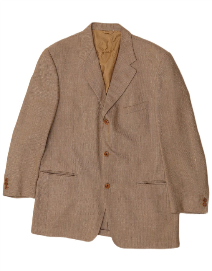 Cerruti 1881 muška jakna sa 3 gumba IT 54 2XL bež vuna