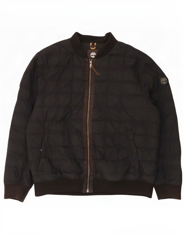 Timberland muška podstavljena jakna UK 42 XL crni najlon