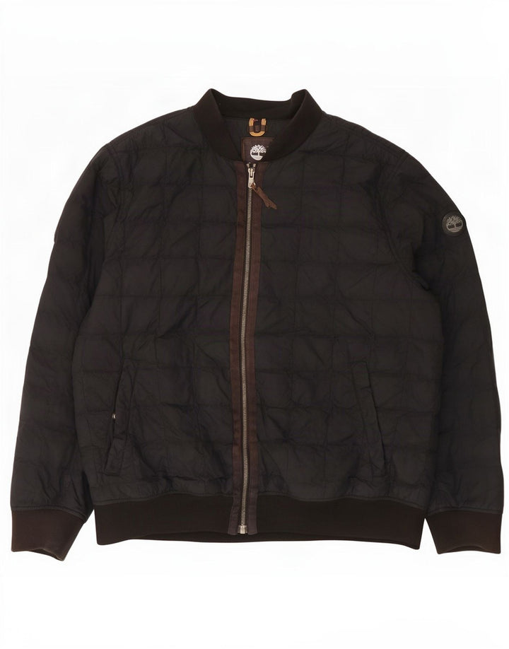 Timberland muška podstavljena jakna UK 42 XL crni najlon