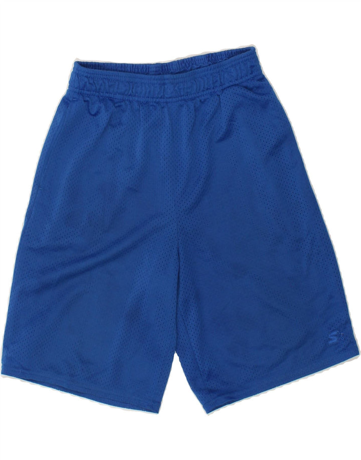 STARTER Boys Sport Shorts 10-11 Years Large Blue Polyester Vintage Starter and Second-Hand Starter from Messina Hembry 