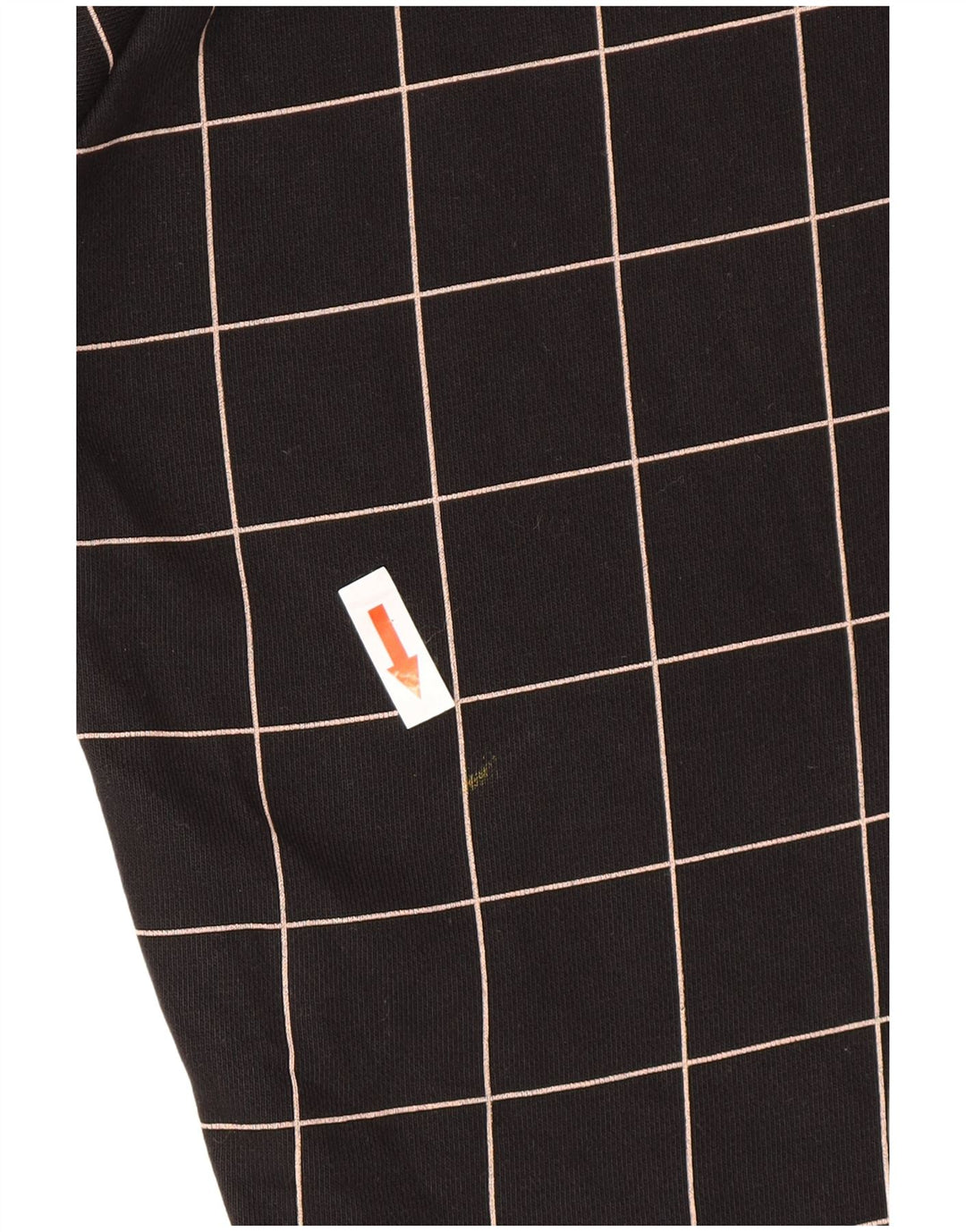 Fila muška majica s kapuljačom s kapuljačom, mali crni karirani pamuk