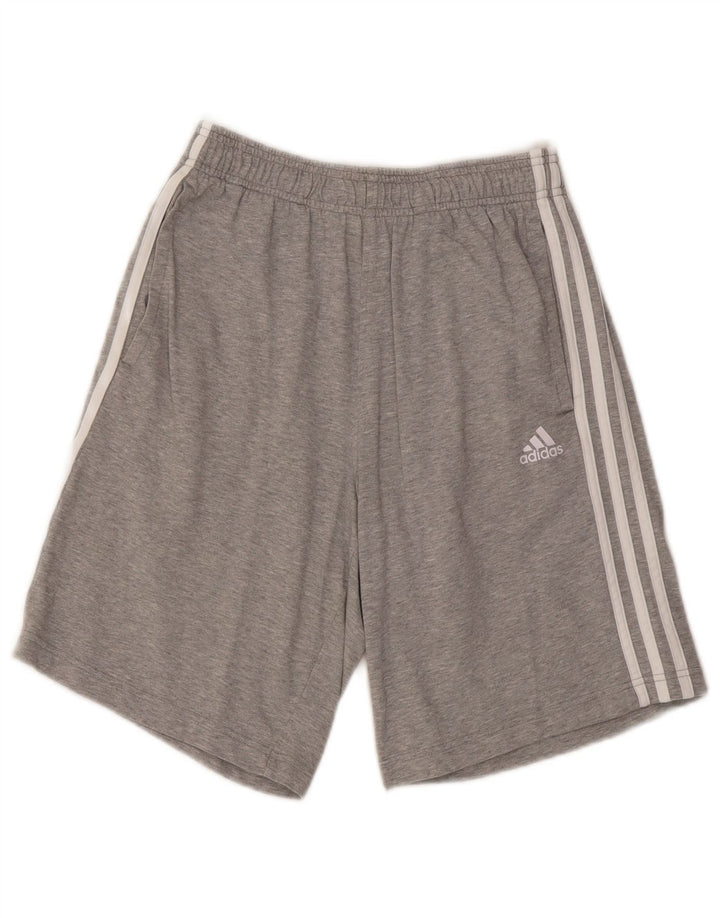 Adidas muške sportske kratke hlače male sive pamučne boje