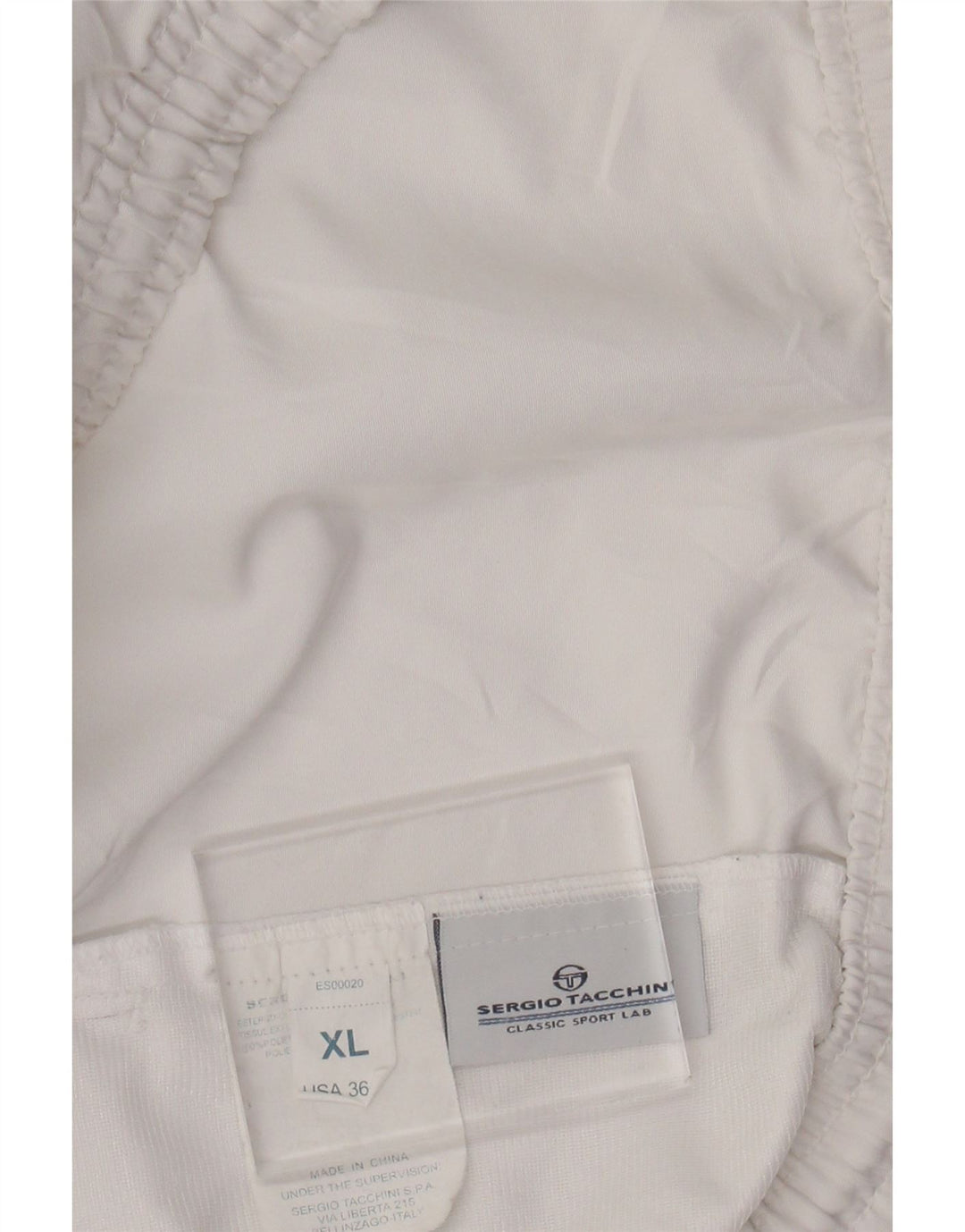 SERGIO TACCHINI Muške sportske kratke hlače XL bijeli poliester