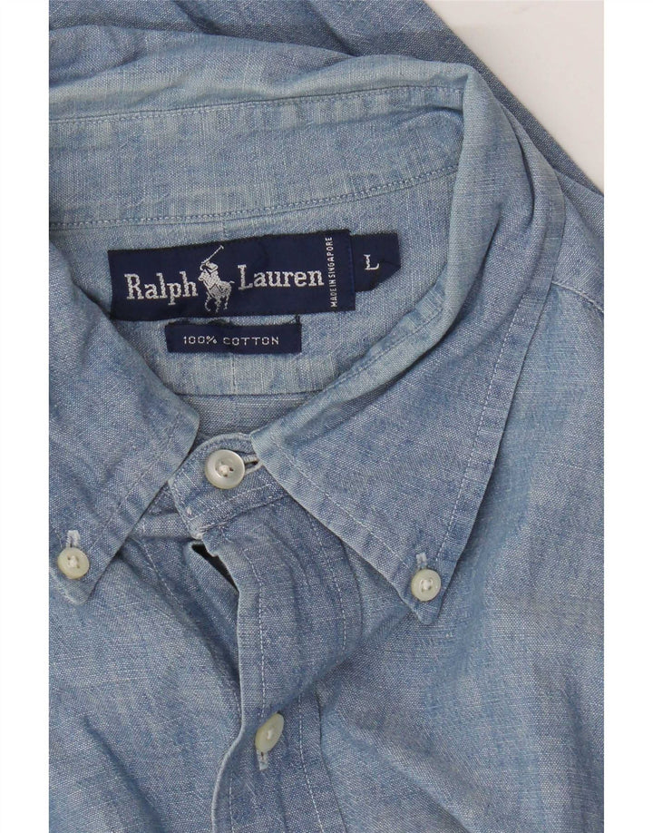 Ralph Lauren muška košulja velika plava pamučna