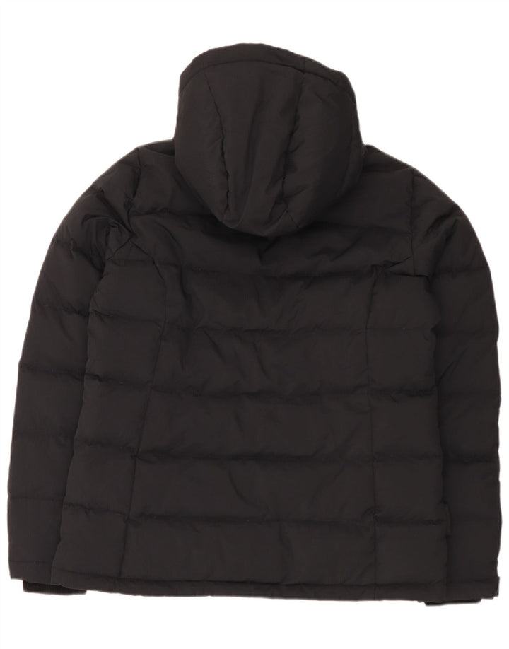 Mountain Warehouse Ženska podstavljena jakna s kapuljačom UK 14 Veliki crni najlon