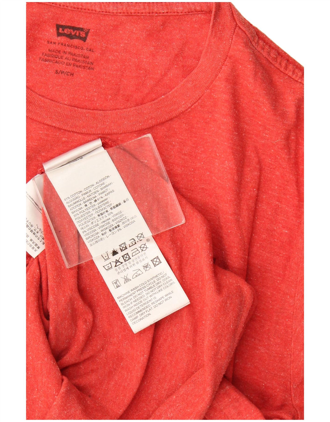 Levi's muška majica kratkih rukava s grafičkim motivima, mali crveni flekasti pamuk