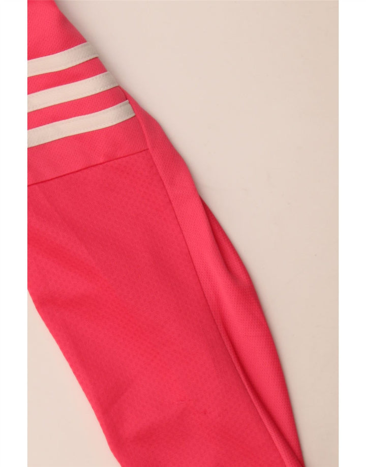 Adidas ženska majica dugih rukava UK 12/14 Srednje ružičasti poliester