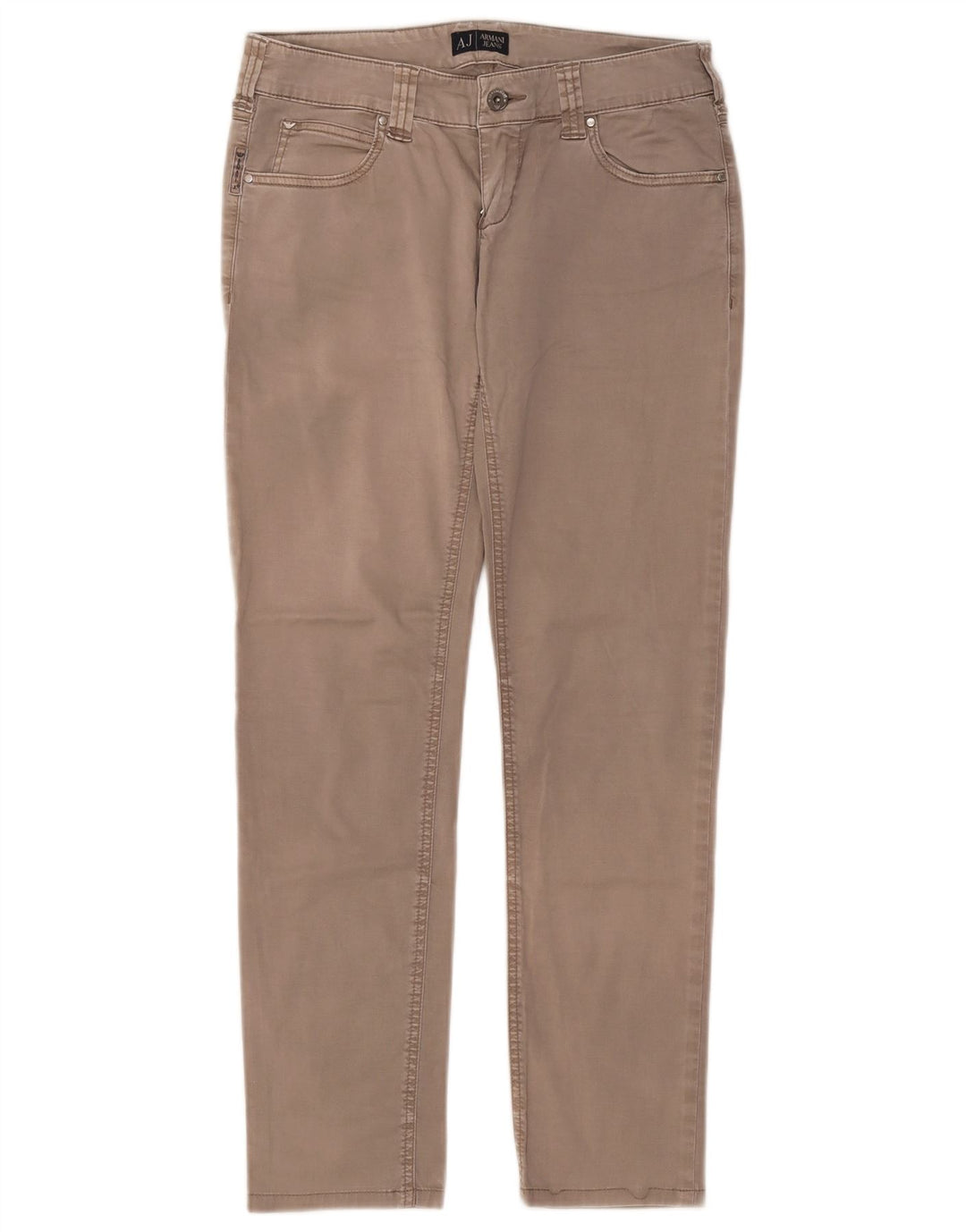 Armani ženske uske ležerne hlače W27 L28 sive