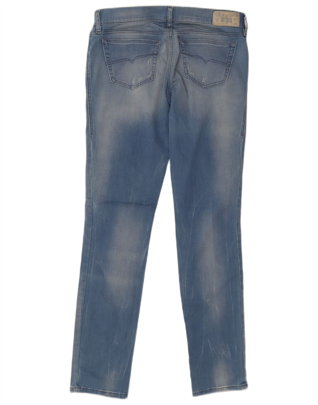 Diesel Ženske Grupee Distressed Slim Jeans W28 L32 Plavi pamuk