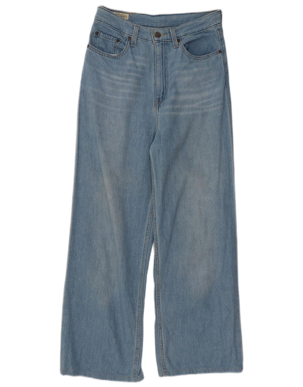 Levi's ženske široke traperice visokog struka W28 L26 plavi pamuk