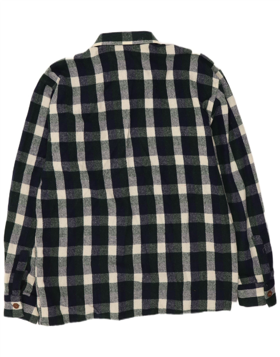 Vintage muška flanelska košulja velike zelene vune