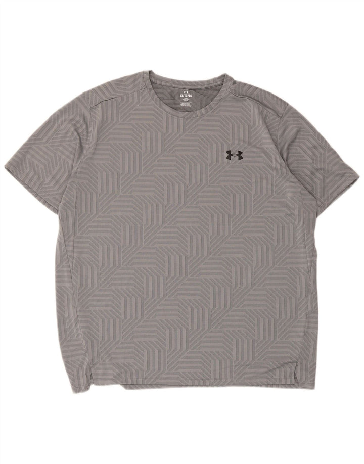 Under Armour muška majica kratkih rukava XL siva geometrijska
