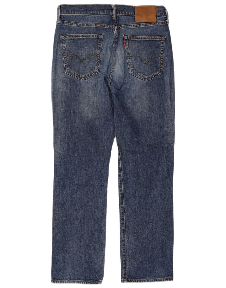 Levi's muške 514 ravne traperice s oštećenjem W32 L30, plavi pamuk