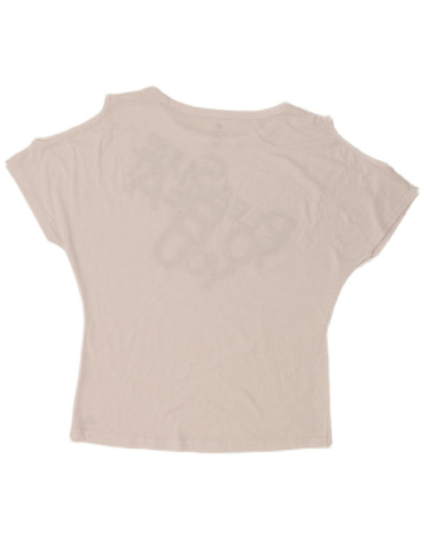 ADIDAS ženska majica kratkih rukava Climalite Graphic UK 12/14 srednje bijela