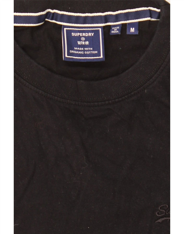 SUPERDRY muška majica kratkih rukava Srednji crni pamuk