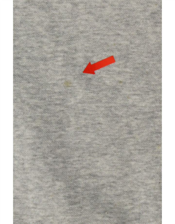 PUMA Womens Oversized Graphic Sweatshirt Jumper UK 10 Small Grey Cotton Vintage Puma and Second-Hand Puma from Messina Hembry 
