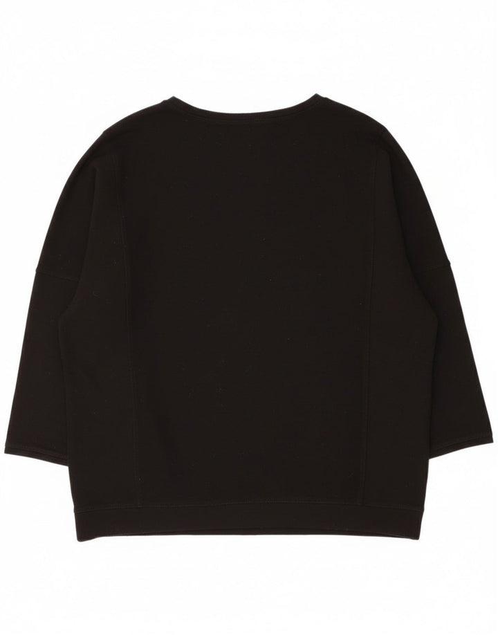 Zara ženska majica s prekomjernom majicom UK 10 Small Black