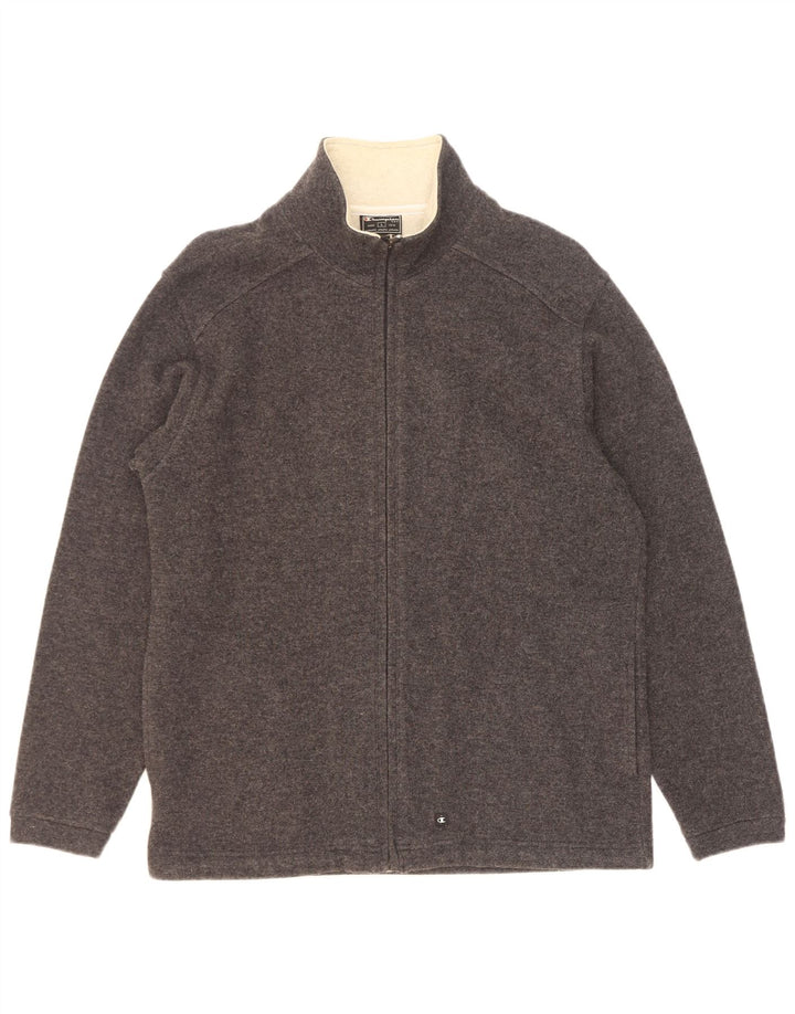 Velika siva vunena gornja jakna muške trenirke