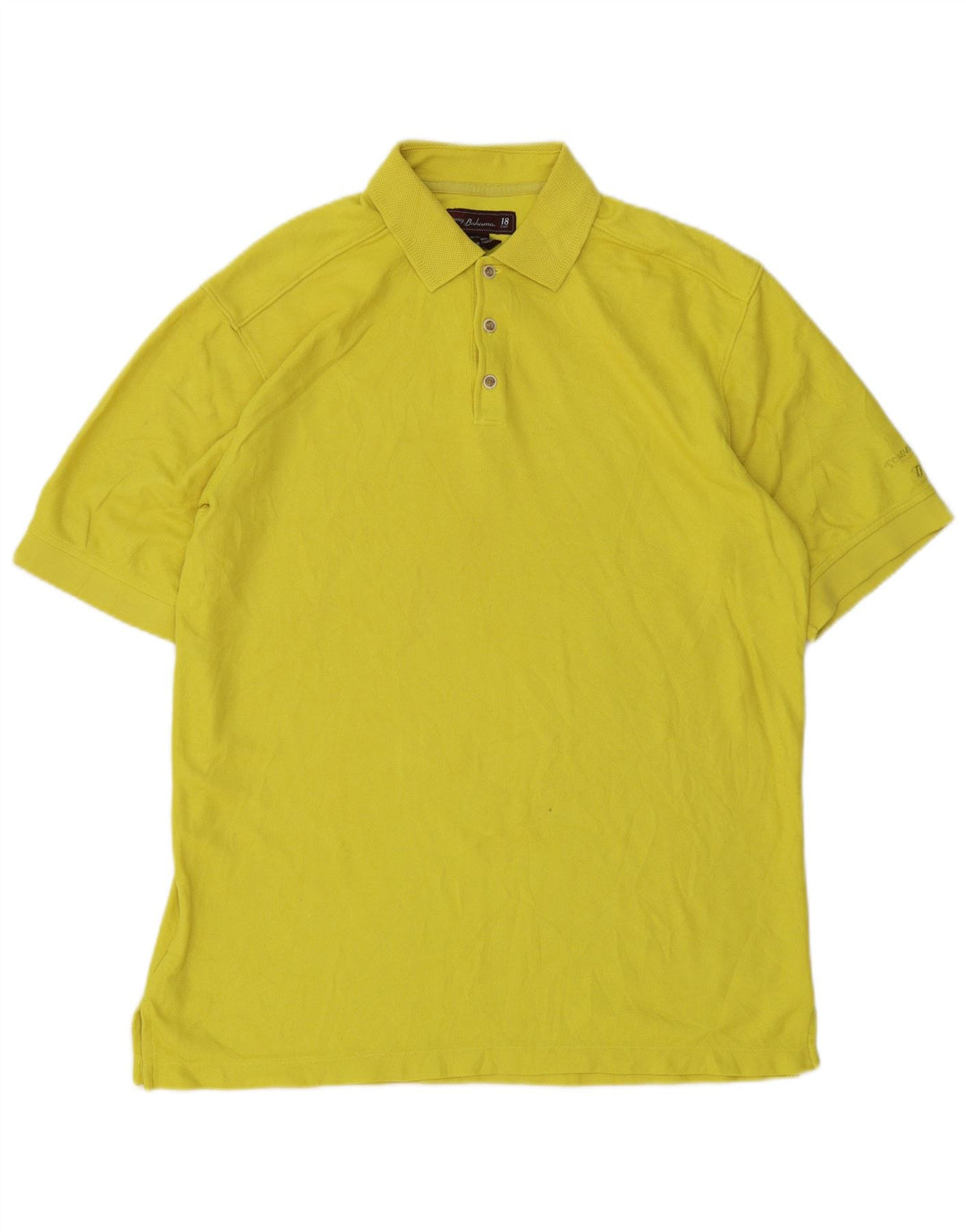 Tommy Bahama muška polo majica srednje žuti pamuk