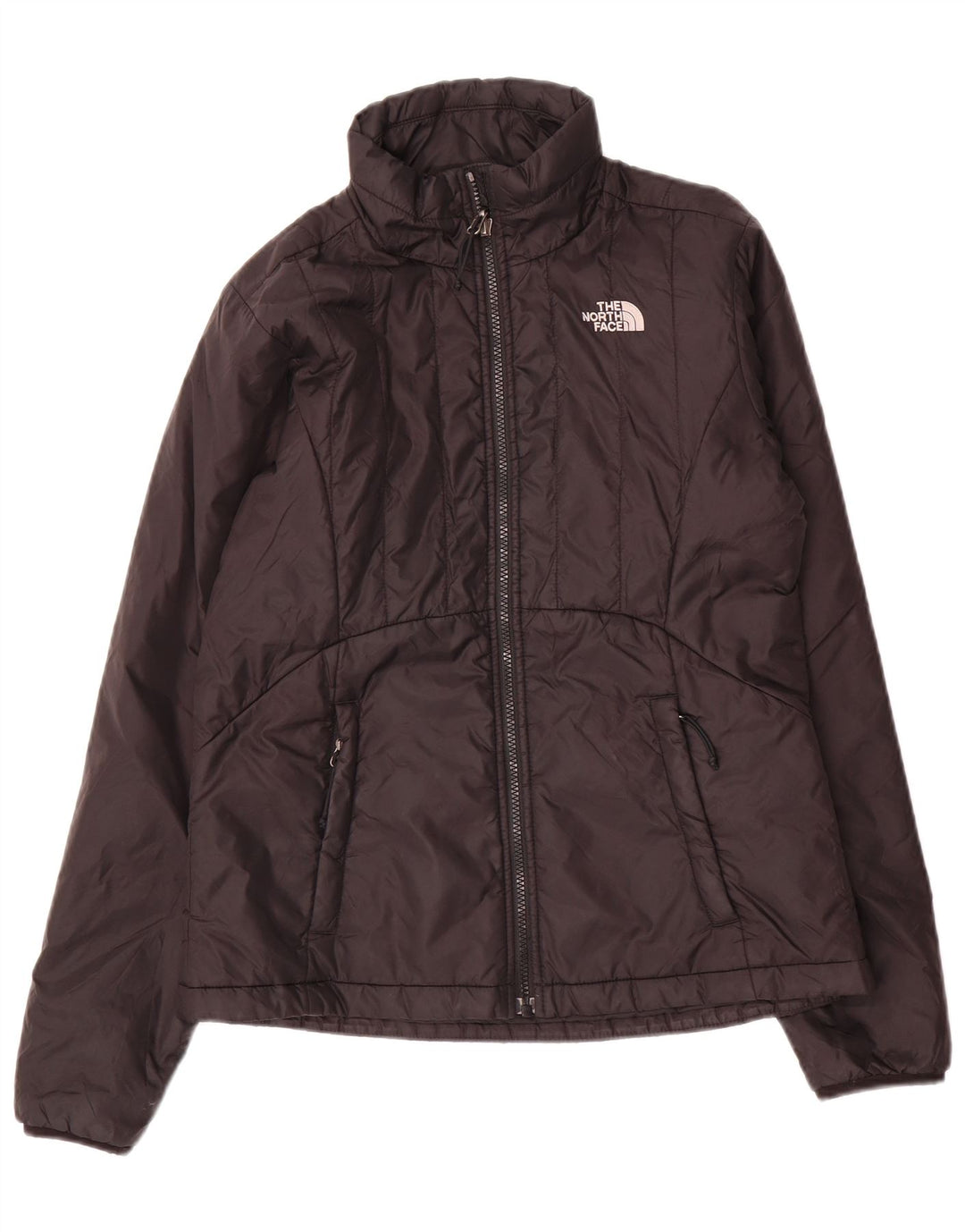 The North Face ženska podstavljena jakna UK 12 Srednje crni najlon