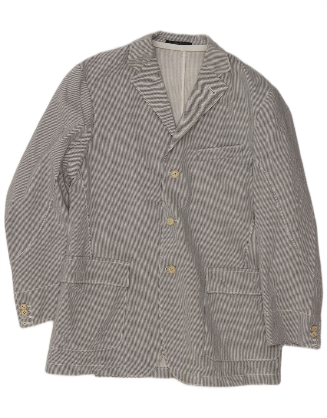 Corneliani muški sako sa 3 gumba UK 36 male sive pruge